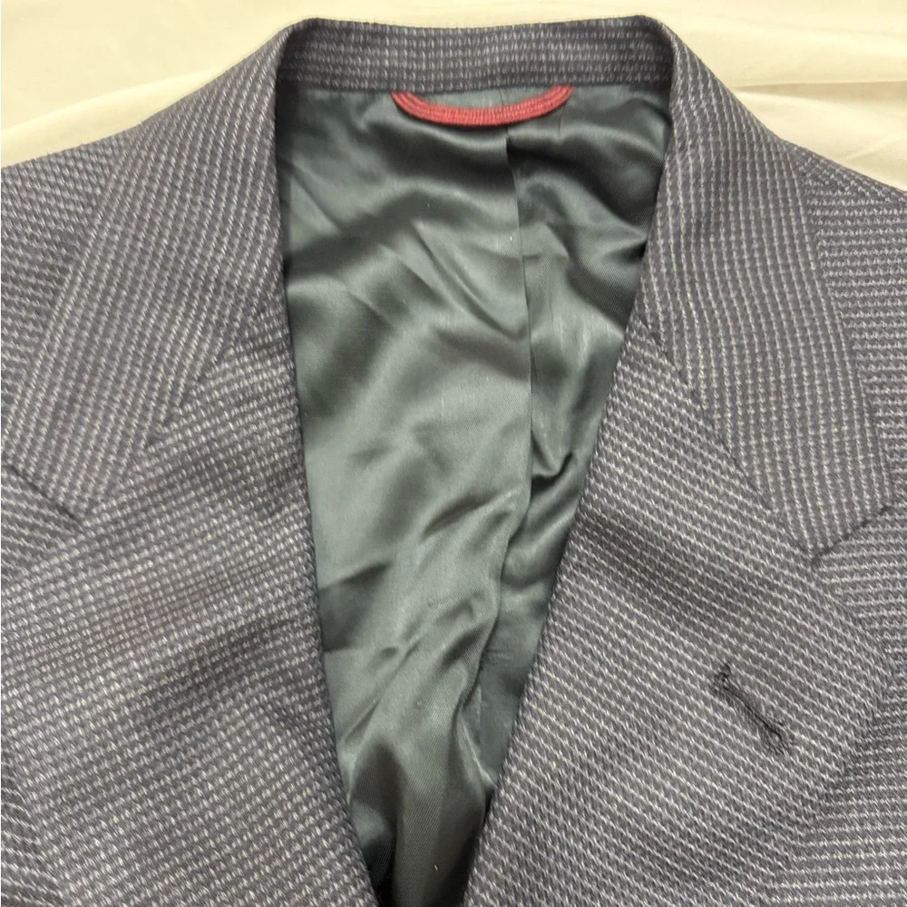 Hart Schaffner‎ Marx Blue Pattern Blazer 44